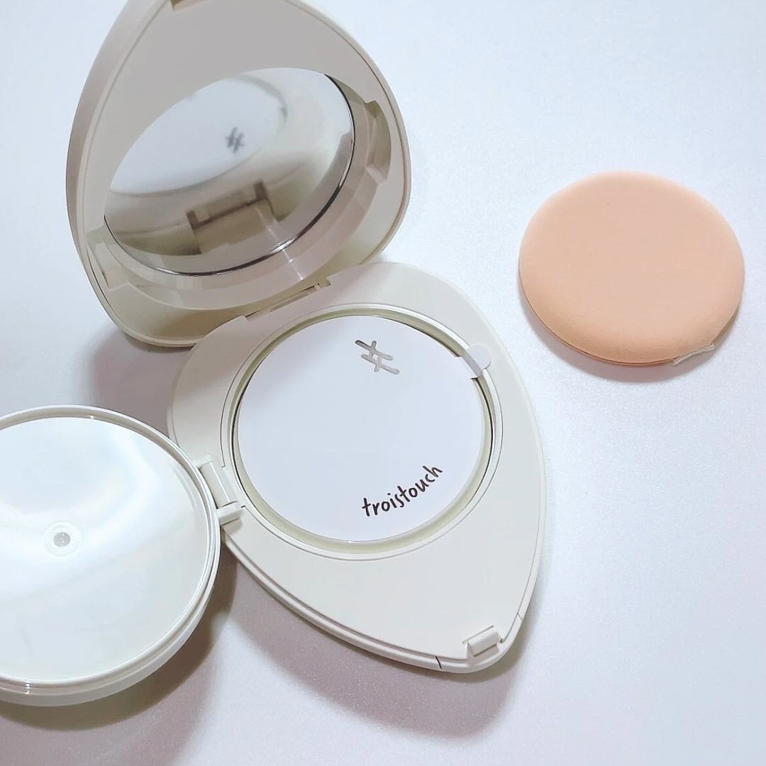 トワタッチ ハートクッション マットカバー/troistouch/クッションファンデーションを使ったクチコミ(4枚目)