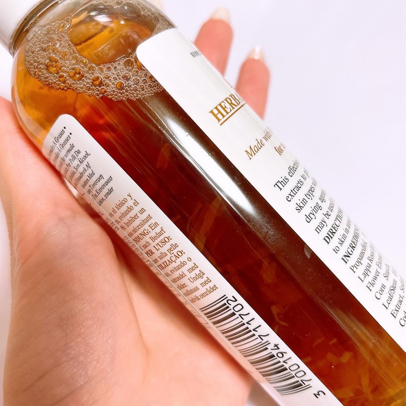 キールズ ハーバル トナー CL アルコールフリー/Kiehl's/化粧水を使ったクチコミ(3枚目)