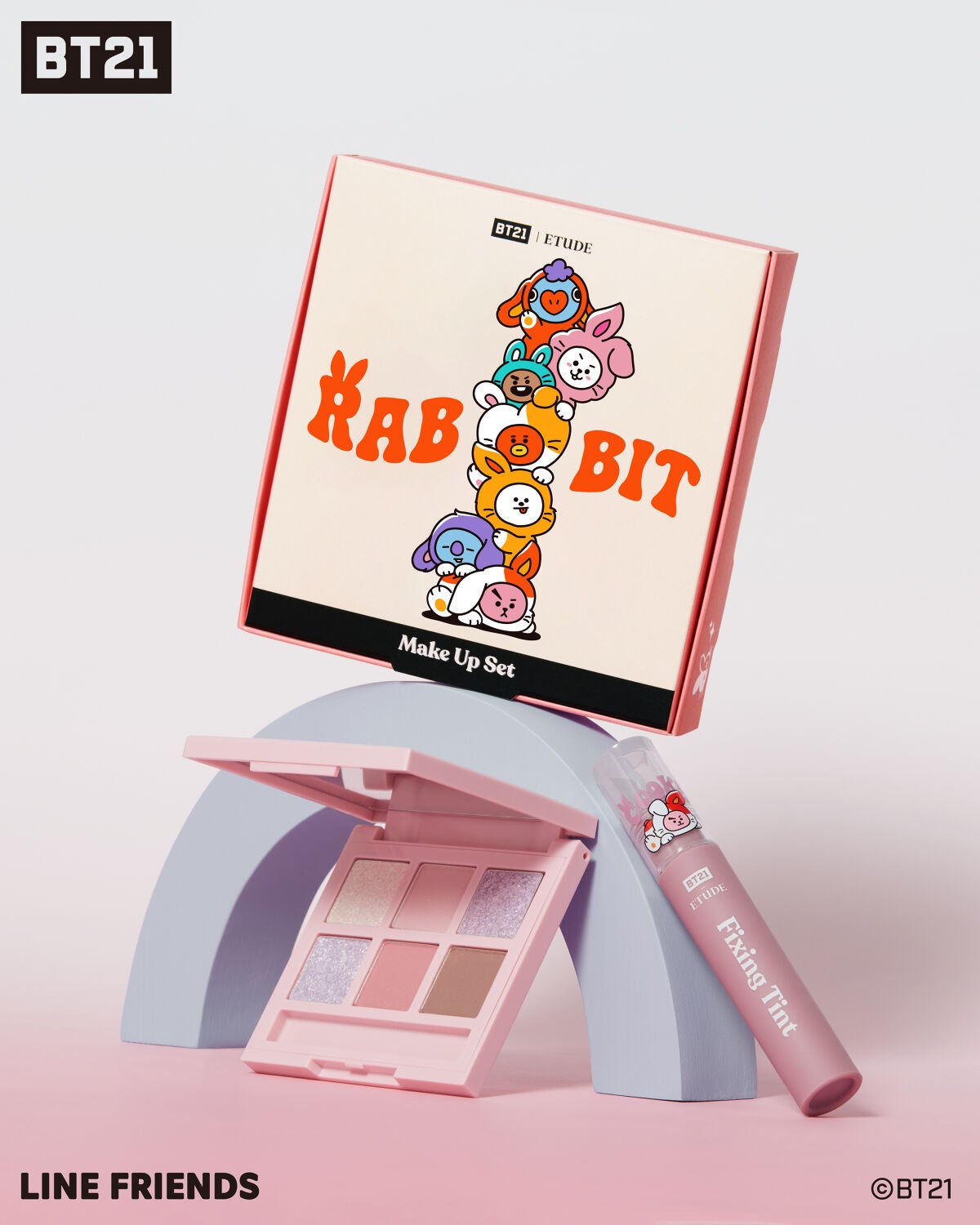 BT21 COOKYオントップ ニューイヤーキット/ETUDE/その他キットセットを使ったクチコミ(1枚目)