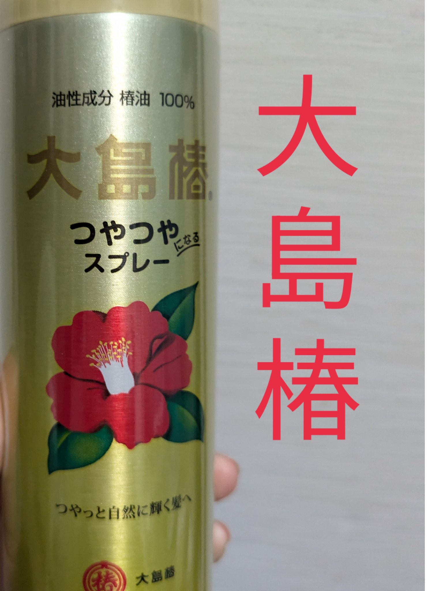 ヘアスプレー/大島椿/ヘアスプレーを使ったクチコミ（1枚目）