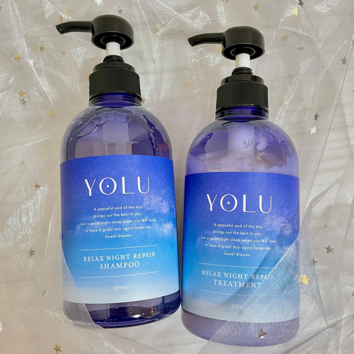 リラックスナイトリペア シャンプー/トリートメント/YOLU/市販シャンプーを使ったクチコミ(2枚目)