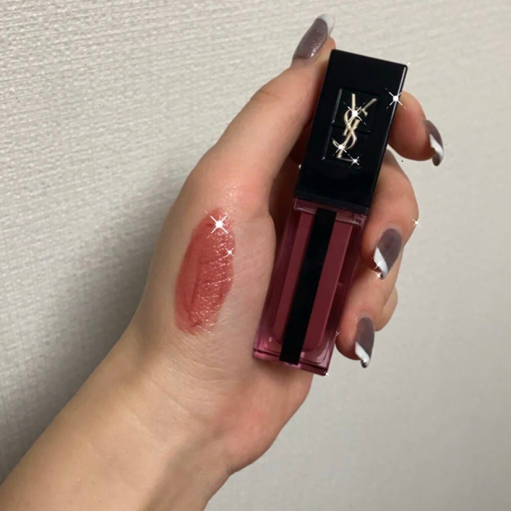 ルージュ ピュールクチュール ヴェルニ ウォーターステイン/YVES SAINT LAURENT BEAUTE/口紅を使ったクチコミ(1枚目)