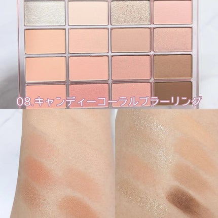 ソフトブラーリングアイパレット 03.チェリッシュブラーリング/wakemake/アイシャドウパレットの画像