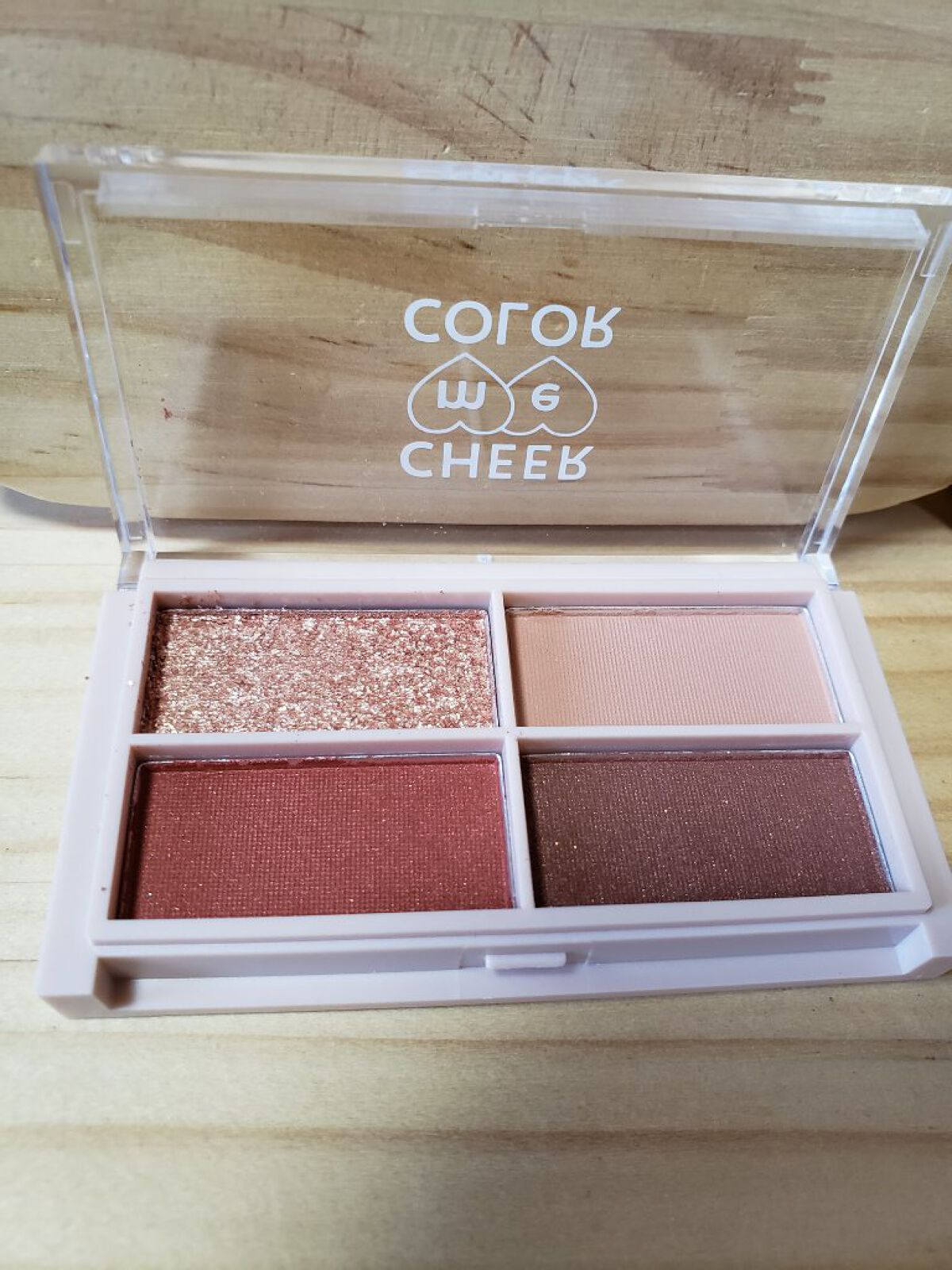 CHEER me COLOR アイシャドウ/セリア/アイシャドウパレットを使ったクチコミ(7枚目)