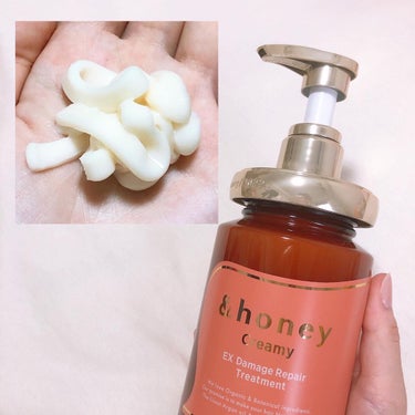 Creamy EXダメージリペアシャンプー1.0/ヘアトリートメント2.0/&honey/シャンプー・コンディショナーを使ったクチコミ（3枚目）