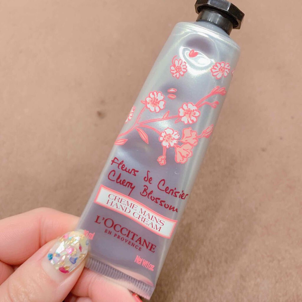 チェリーブロッサム ソフトハンドクリーム/L'OCCITANE/ハンドクリームを使ったクチコミ(1枚目)