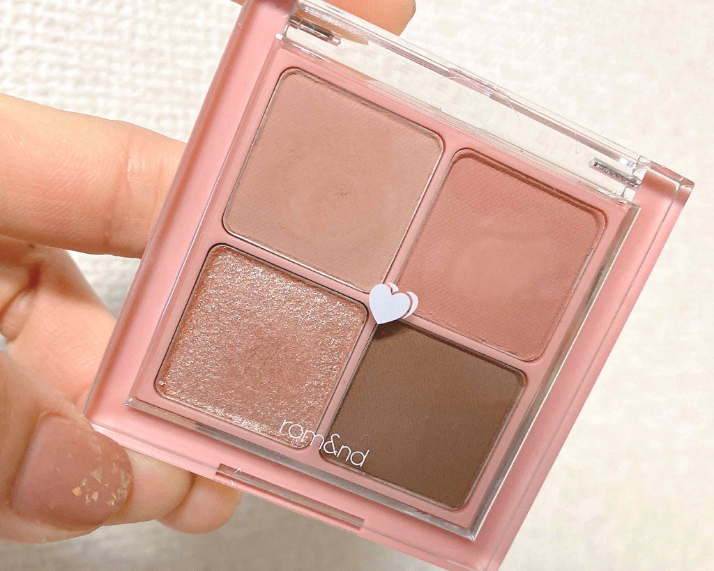 ベターザンアイズ/rom&nd/アイシャドウパレットを使ったクチコミ(1枚目)