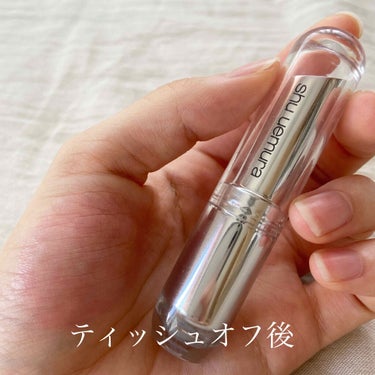 ルージュ アンリミテッド (旧) PK340/shu uemura/口紅を使ったクチコミ（3枚目）