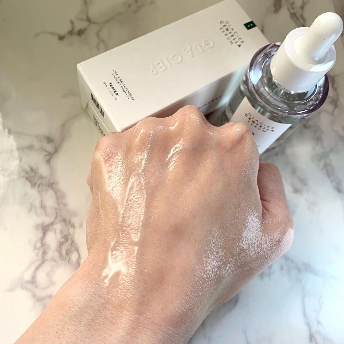 GLACIER CENTELLA SERUM /feelxo/美容液を使ったクチコミ(5枚目)