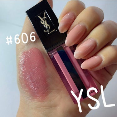 ルージュ ピュールクチュール ヴェルニ ウォーターステイン 606 ローズウッド フロウ/YVES SAINT LAURENT BEAUTE/口紅の画像