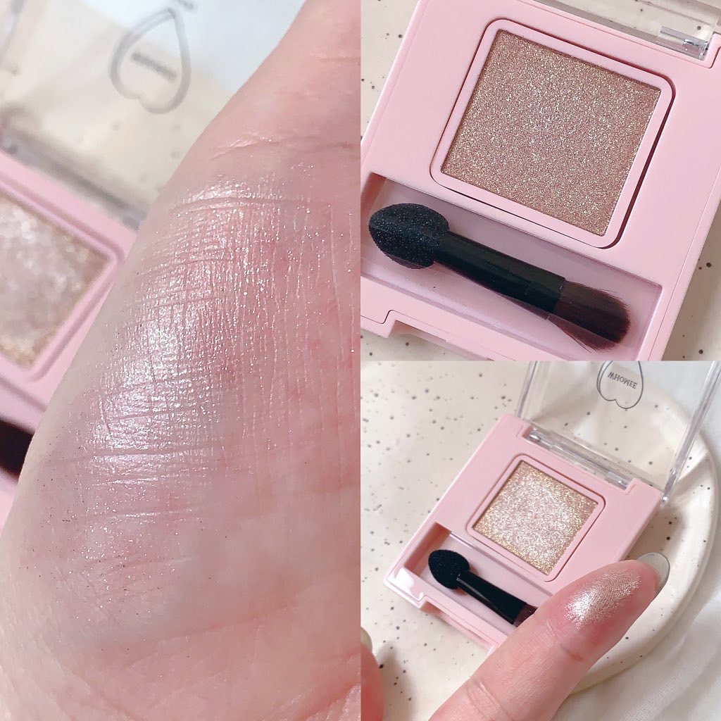 フーミー シングルラメシャドウ/WHOMEE/単色アイシャドウを使ったクチコミ（3枚目）