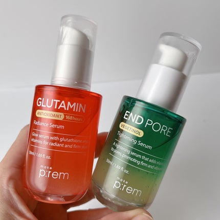 エンドポアベジチノールタイト二ングセラム/make prem/美容液を使ったクチコミ(5枚目)