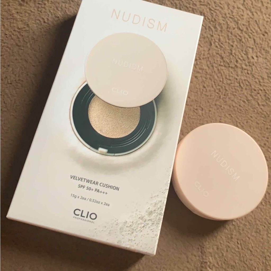 ヌーディズム ベルベットウェアー クッション/CLIO/クッションファンデーションを使ったクチコミ(1枚目)