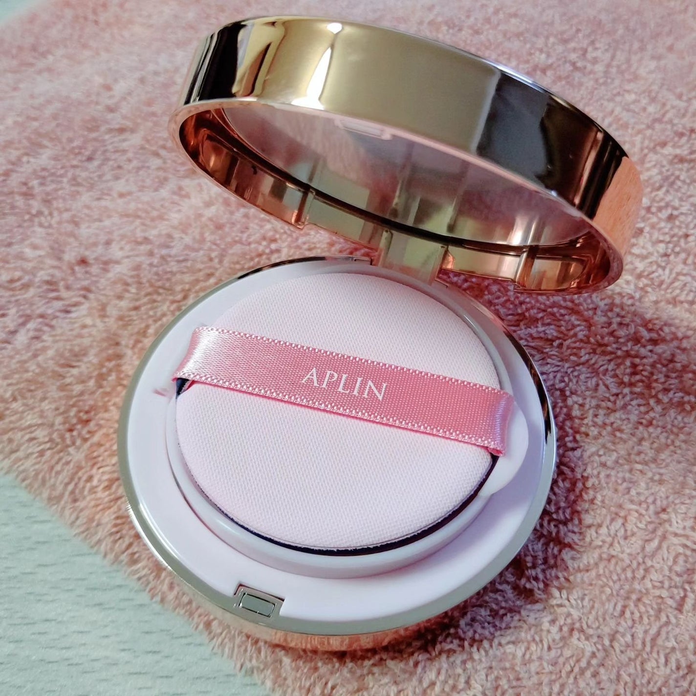 ピンクティーツリーカバークッション/APLIN/クッションファンデーションを使ったクチコミ(2枚目)