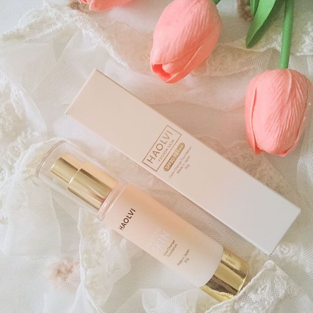 ハオルビ カラーチェンジファンデーション/RITA COSME/リキッドファンデーションを使ったクチコミ(6枚目)