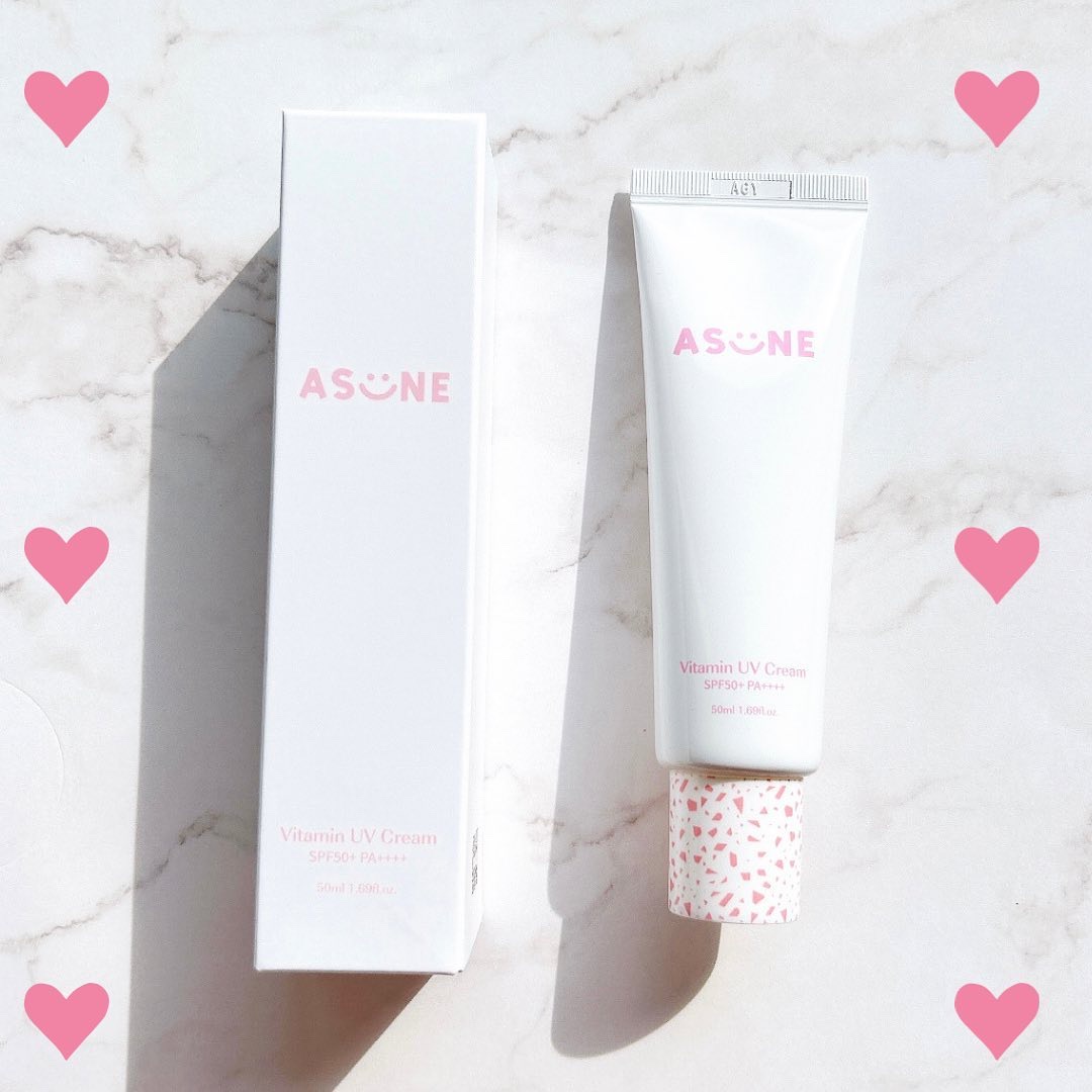 ビタミン UVクリーム/ASUNE /日焼け止めクリームを使ったクチコミ（1枚目）