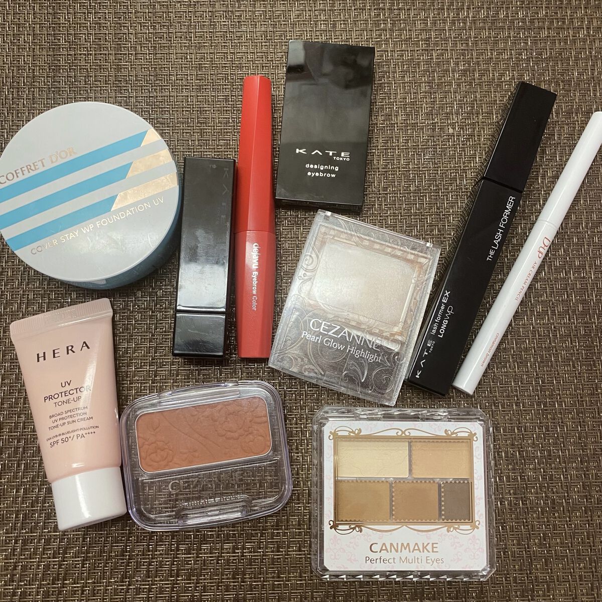 デザイニングアイブロウ3D フィット(Web限定) EX-5 ブラウン系/KATE/パウダーアイブロウを使ったクチコミ（3枚目）