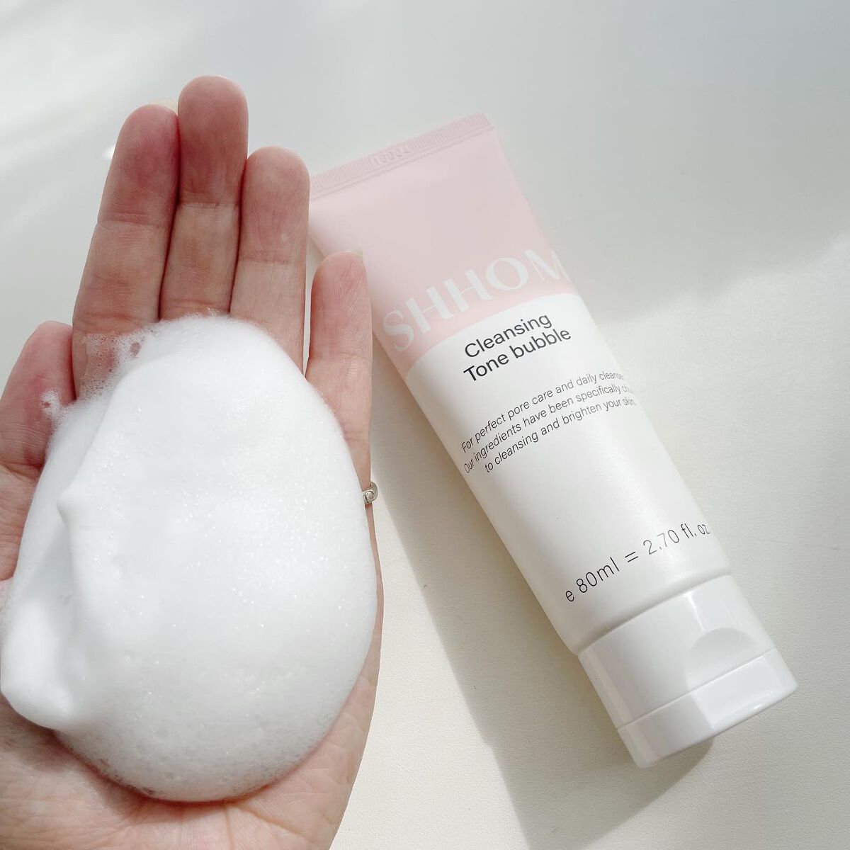 クレンジングトーンバブル/SHHOM/洗顔フォームを使ったクチコミ(3枚目)