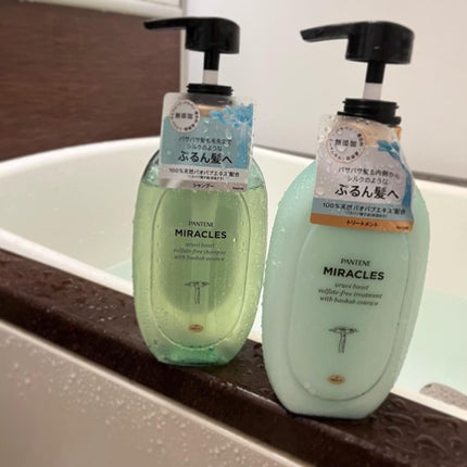ミラクルズ うるおいブースト シャンプー/トリートメント/パンテーン/市販シャンプーを使ったクチコミ(1枚目)