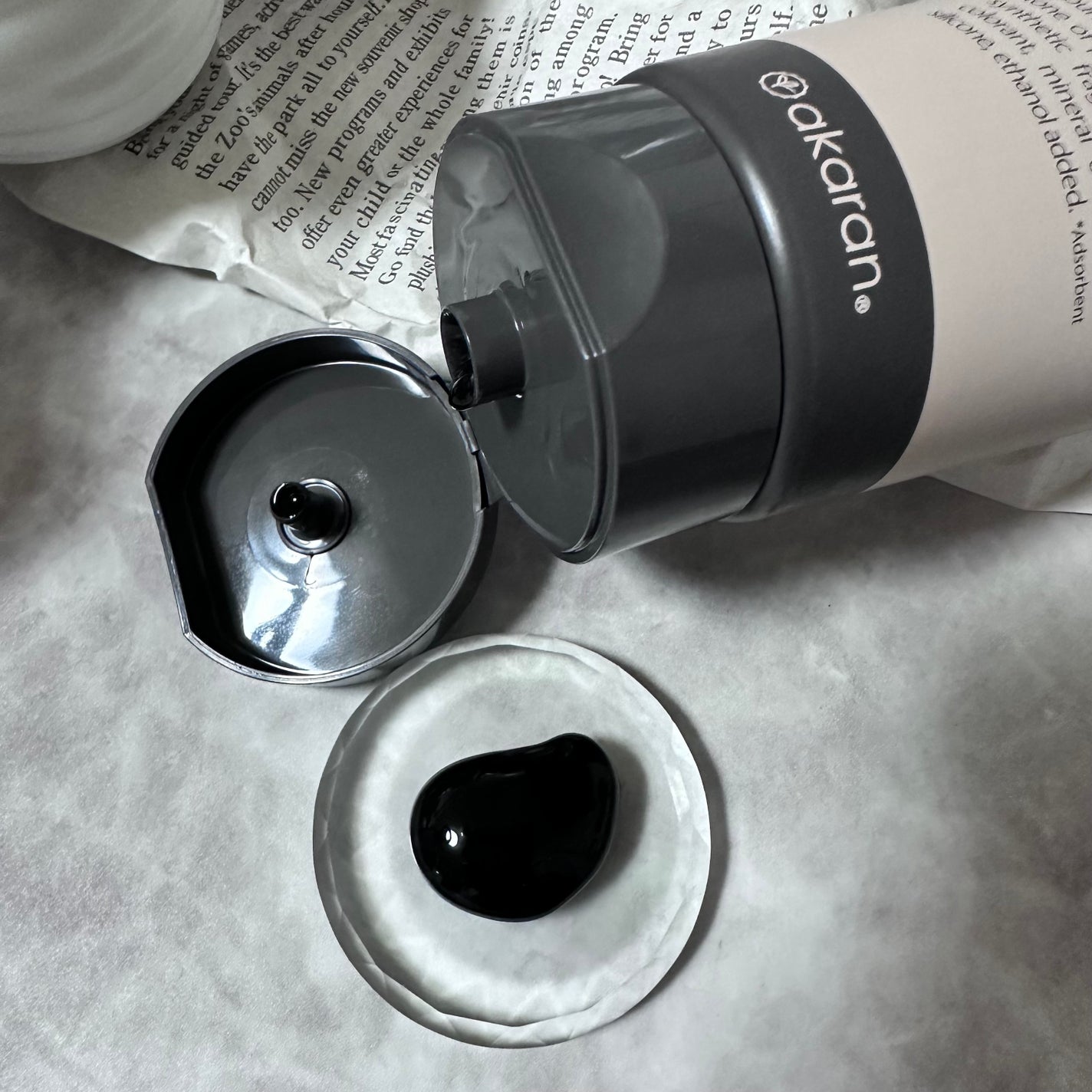 ブラックジェルクレンジング/.akaran/クレンジングジェルを使ったクチコミ(2枚目)