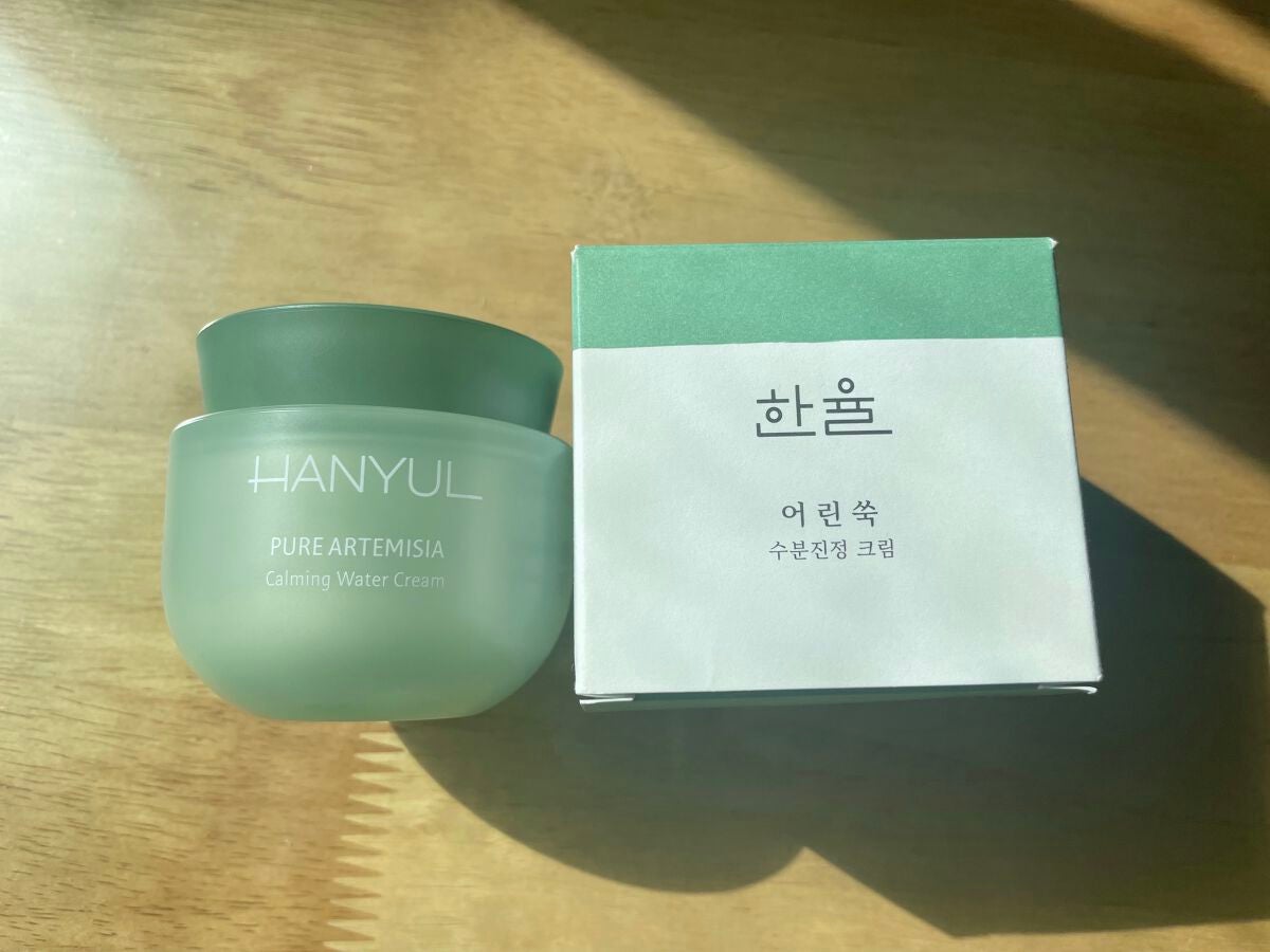ピュアアルテミシア カーミングウォータークリーム/HANYUL(ハンユル)/フェイスクリームを使ったクチコミ(1枚目)
