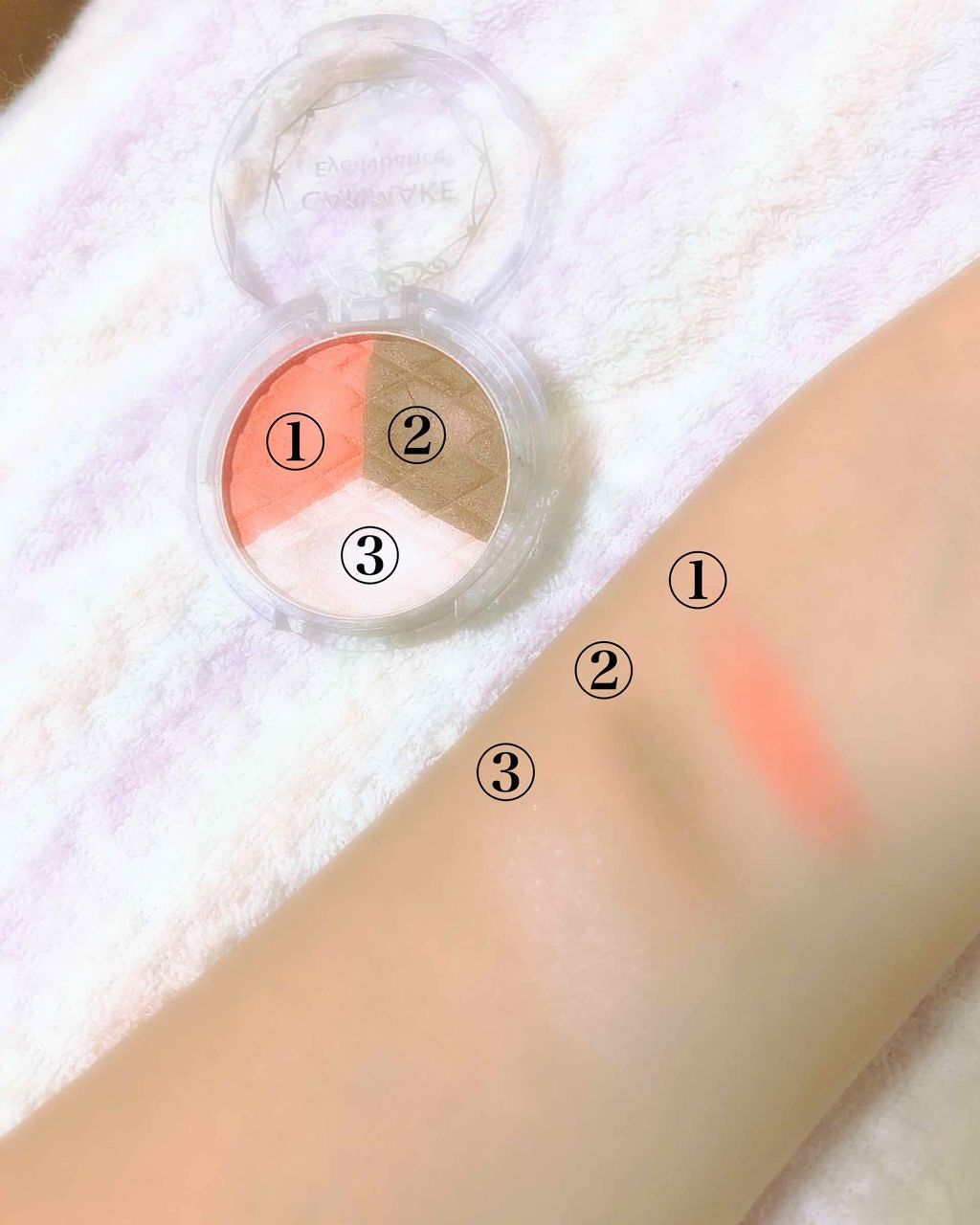 アイニュアンス/キャンメイク/アイシャドウパレットを使ったクチコミ(2枚目)