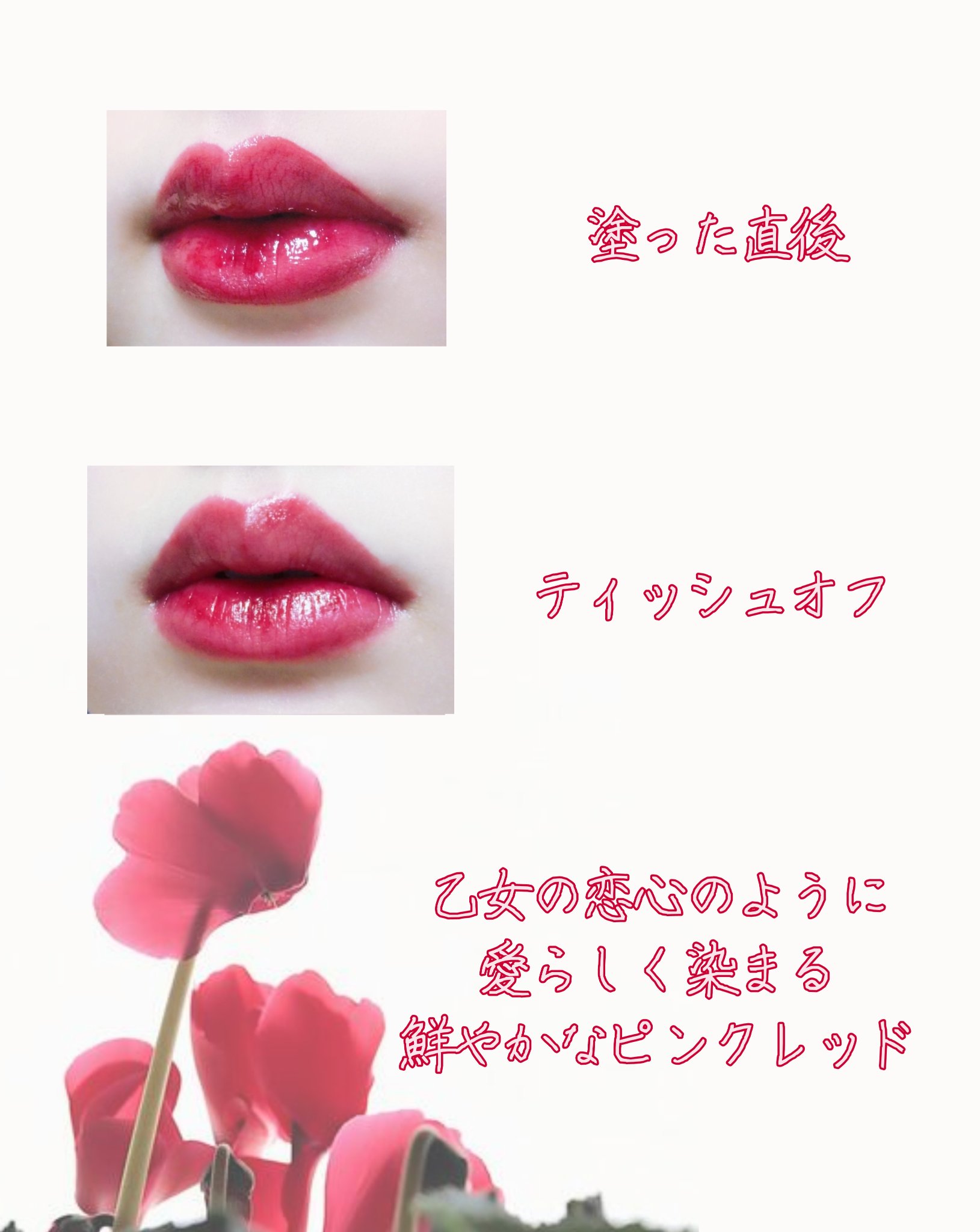 フルーティーグラムティント 115 エンヴィ/Laka/リップティントを使ったクチコミ（2枚目）