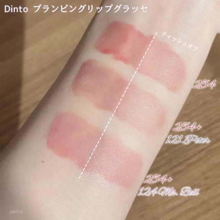 ブラーグロイリップティント/Dinto/リップティントを使ったクチコミ(9枚目)