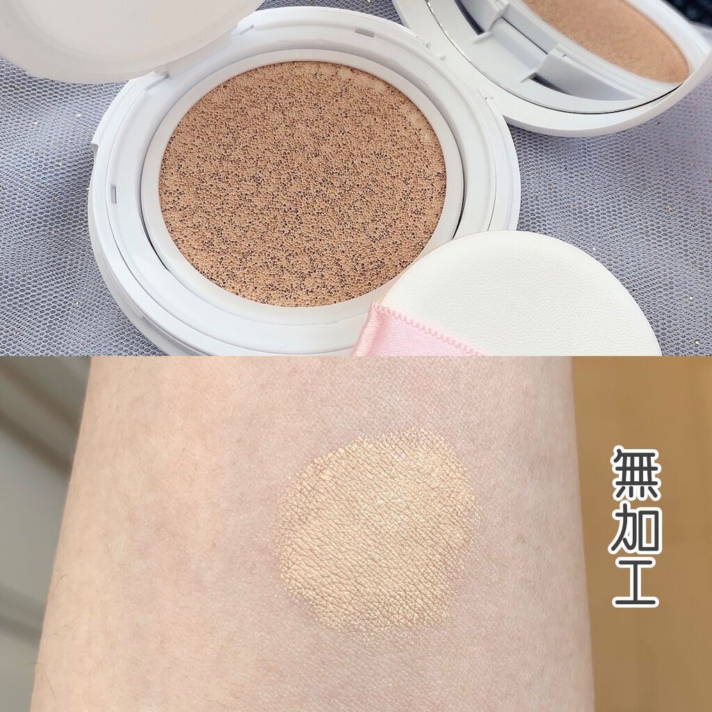 エニークッション オールデイパーフェクト/ETUDE/クッションファンデーションを使ったクチコミ(2枚目)