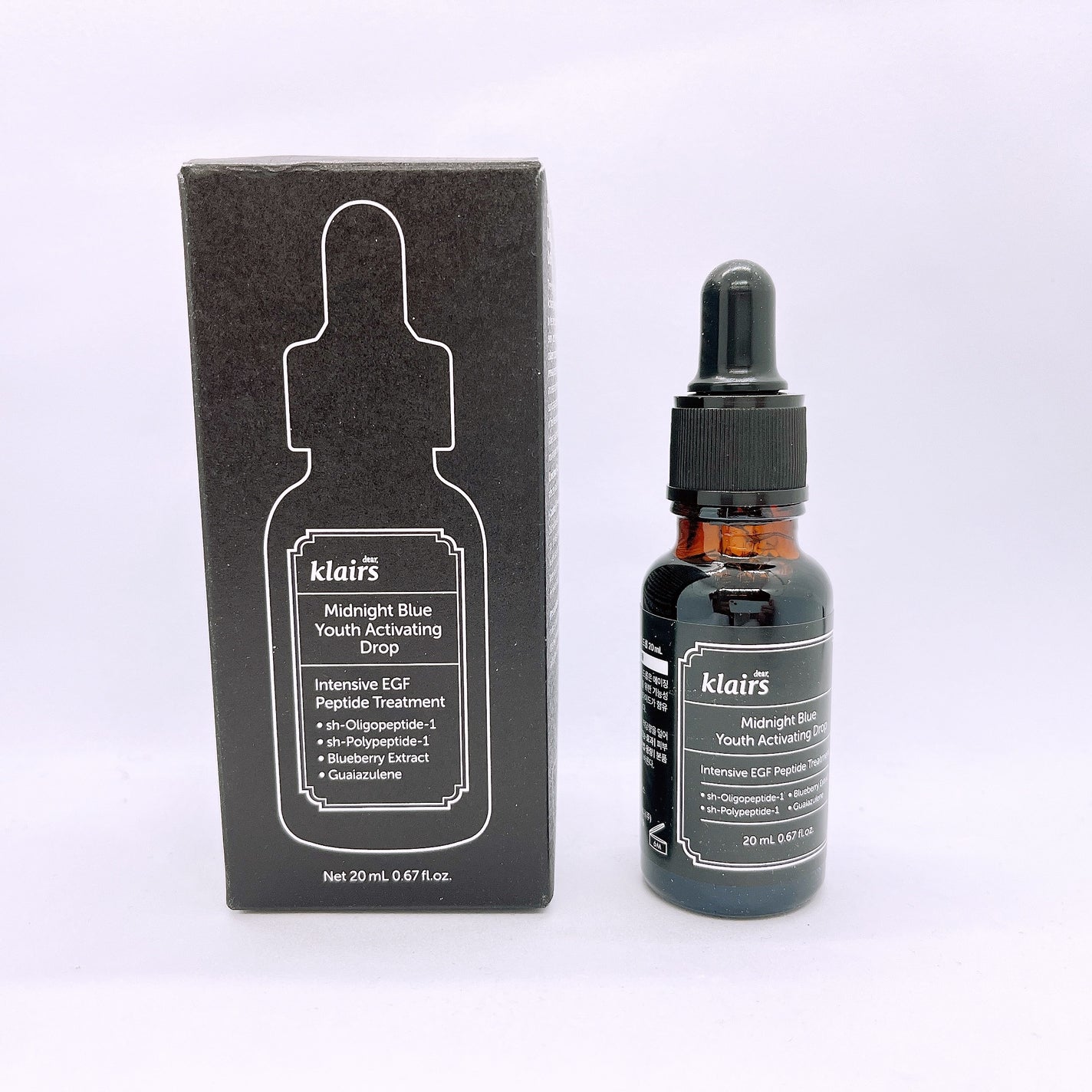 ミッドナイトブルーユースアクティベーティングドロップ(20ml)/Klairs/美容液を使ったクチコミ(1枚目)