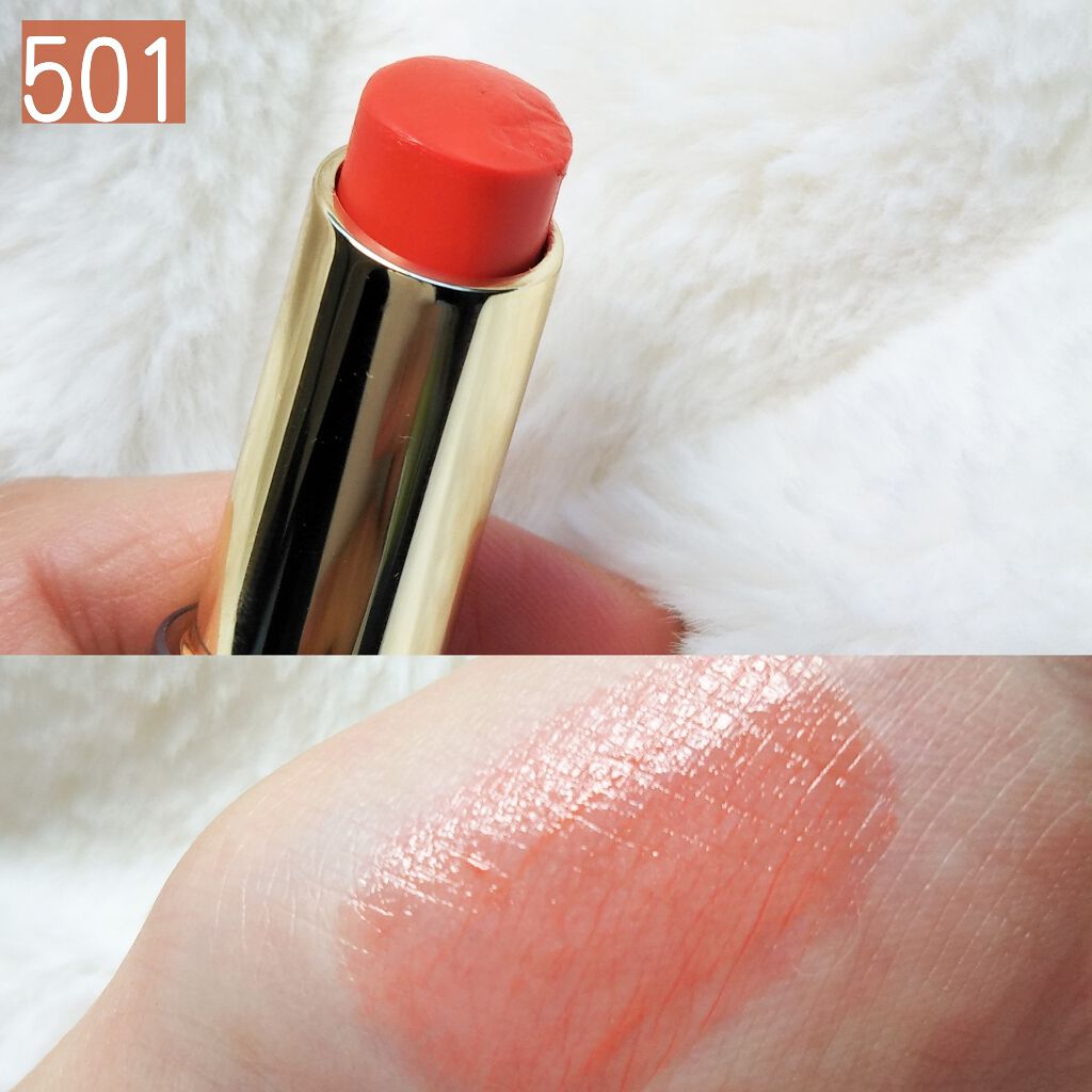 ラスティンググロスリップ/CEZANNE/口紅を使ったクチコミ(3枚目)