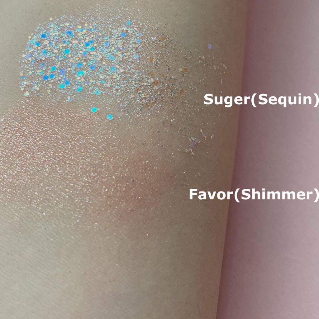 ネイミングスパークルアイグリッターポット/NAMING./グリッターを使ったクチコミ(4枚目)