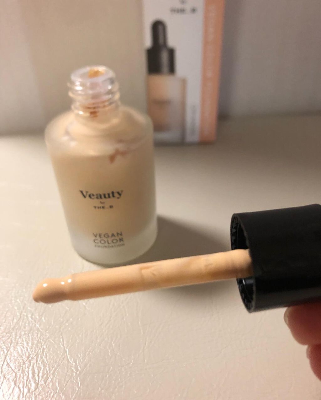 ヴィーガン カラーファンデーション/Veauty by THE_B/リキッドファンデーションを使ったクチコミ(2枚目)