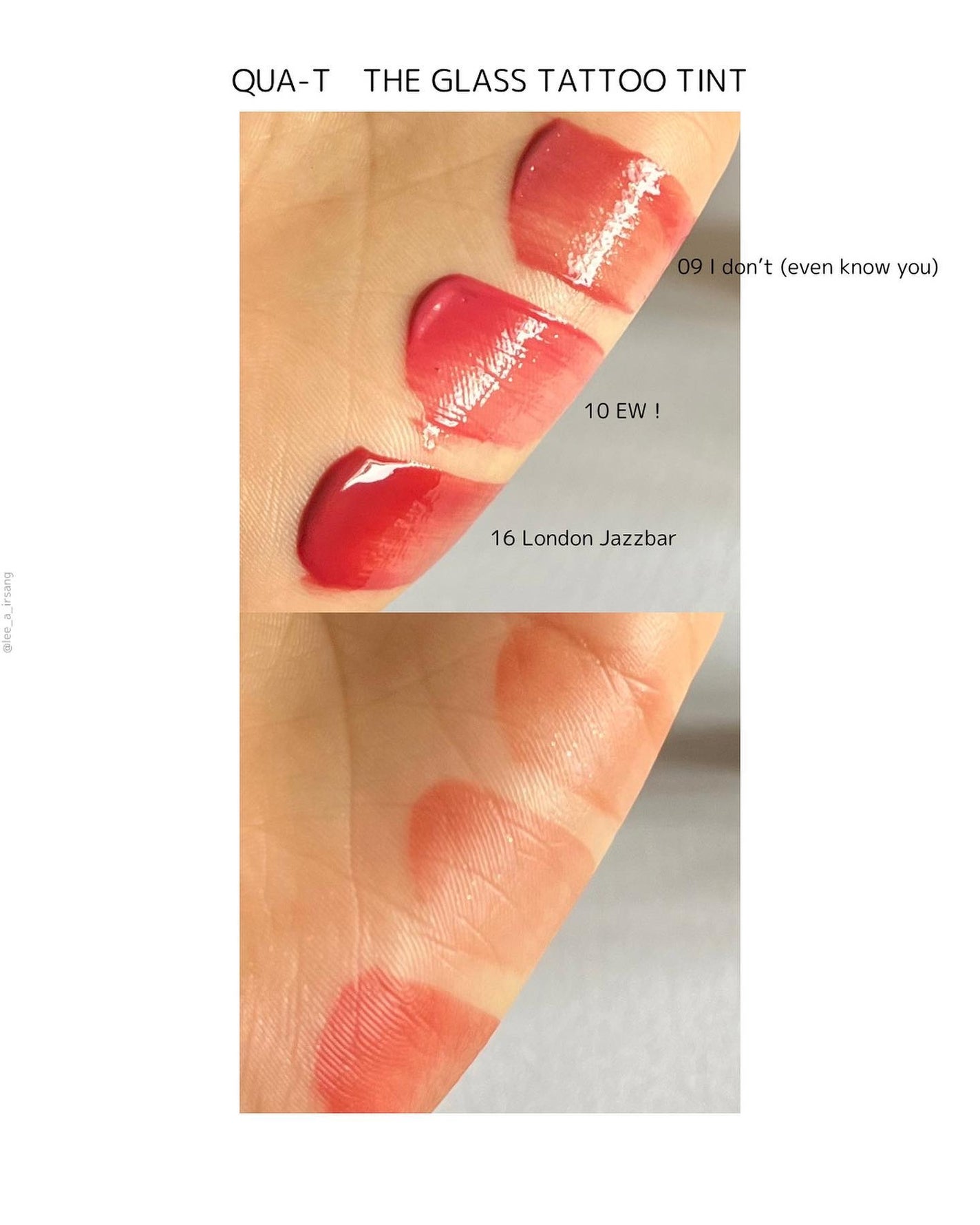 ザグラスタトゥーティント/QUA-T/リップティントを使ったクチコミ(4枚目)