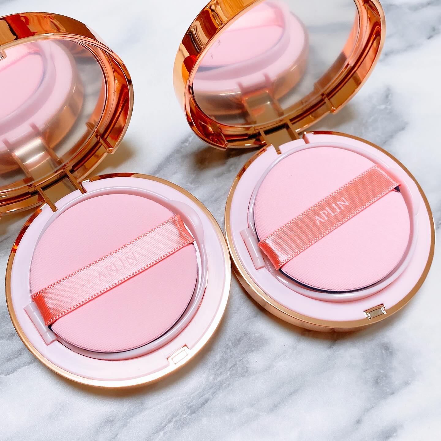 ピンクティーツリーカバークッション/APLIN/クッションファンデーションを使ったクチコミ（3枚目）