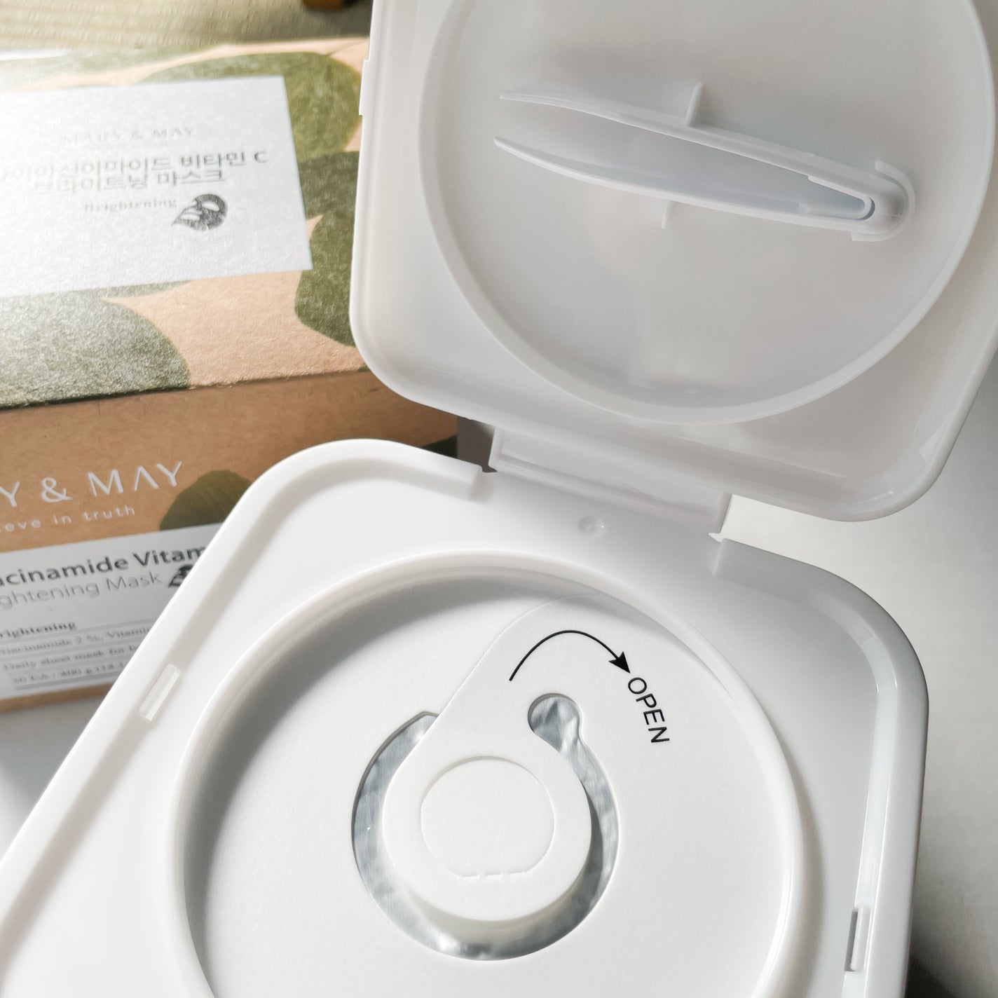 ナイアシンアミドビタミンC ブライトニングマスク/MARY&MAY/シートマスク・パックを使ったクチコミ(3枚目)