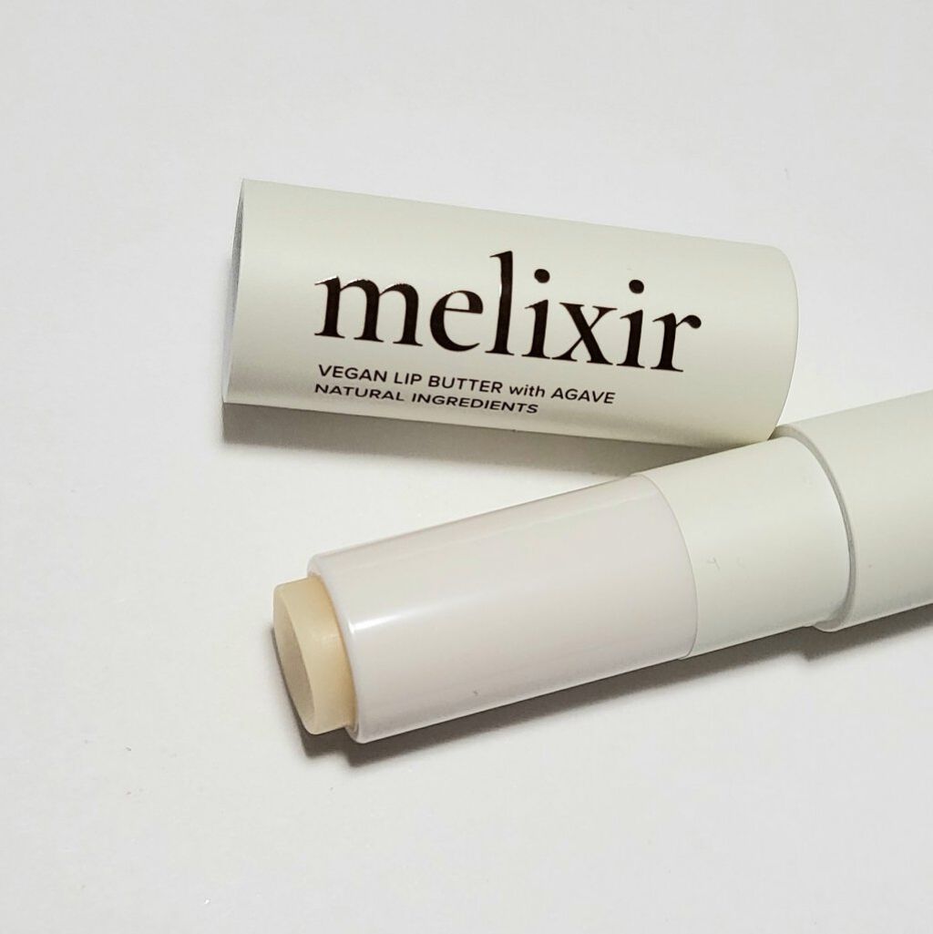 ヴィーガンリップバター 01 Agave/melixir/リップバームを使ったクチコミ（2枚目）