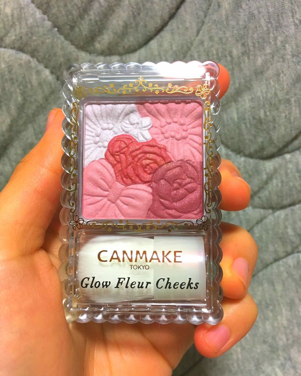 グロウフルールチークス/キャンメイク/パウダーチークを使ったクチコミ（1枚目）