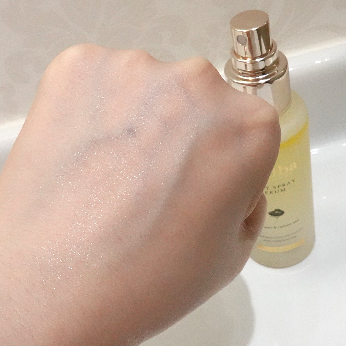 ダルバ ホワイトトリュフファーストスプレーセラム/ダルバ/ミスト状化粧水を使ったクチコミ(4枚目)