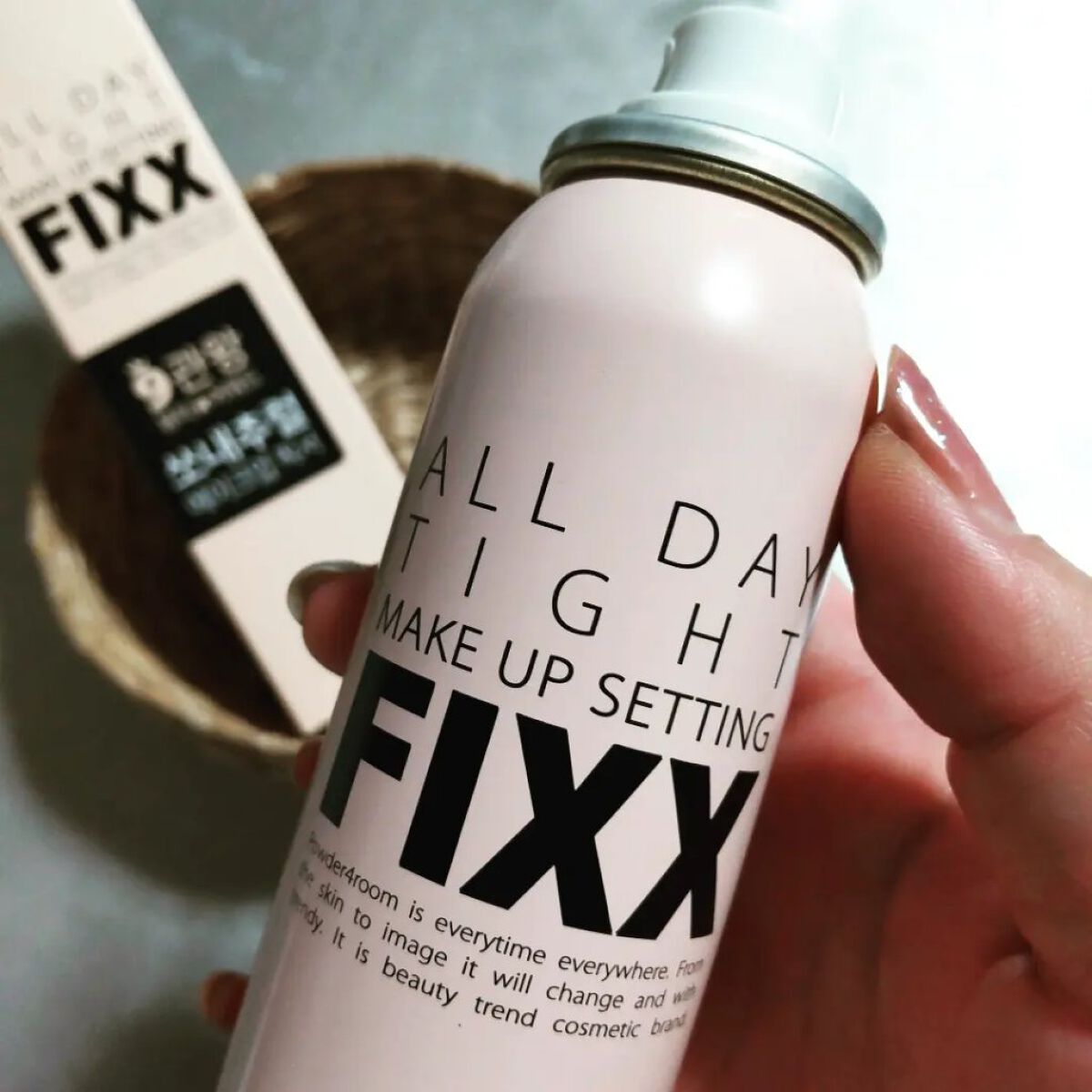 オールデイタイトメイクアップ セッティングフィックス/SO NATURAL/ミスト状化粧水を使ったクチコミ（2枚目）