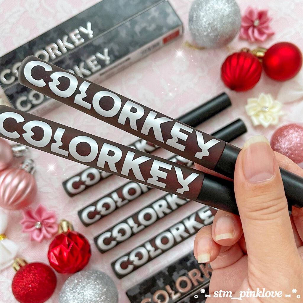 シャインミラーティント/COLORKEY/リップティントを使ったクチコミ（2枚目）