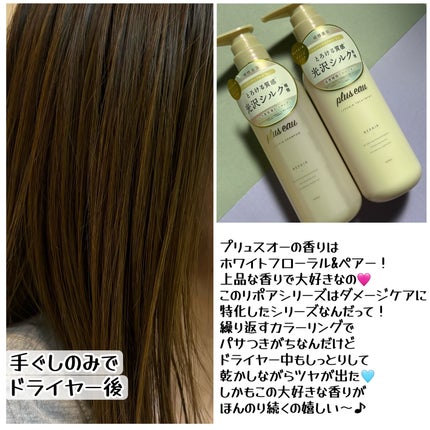 リポアシャンプー/リポアトリートメント/plus eau/市販シャンプーを使ったクチコミ(2枚目)