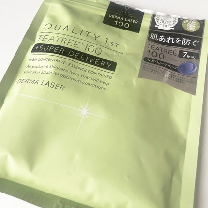 ダーマレーザー スーパーTEATREE100マスク/クオリティファースト/シートマスク・パックを使ったクチコミ(1枚目)