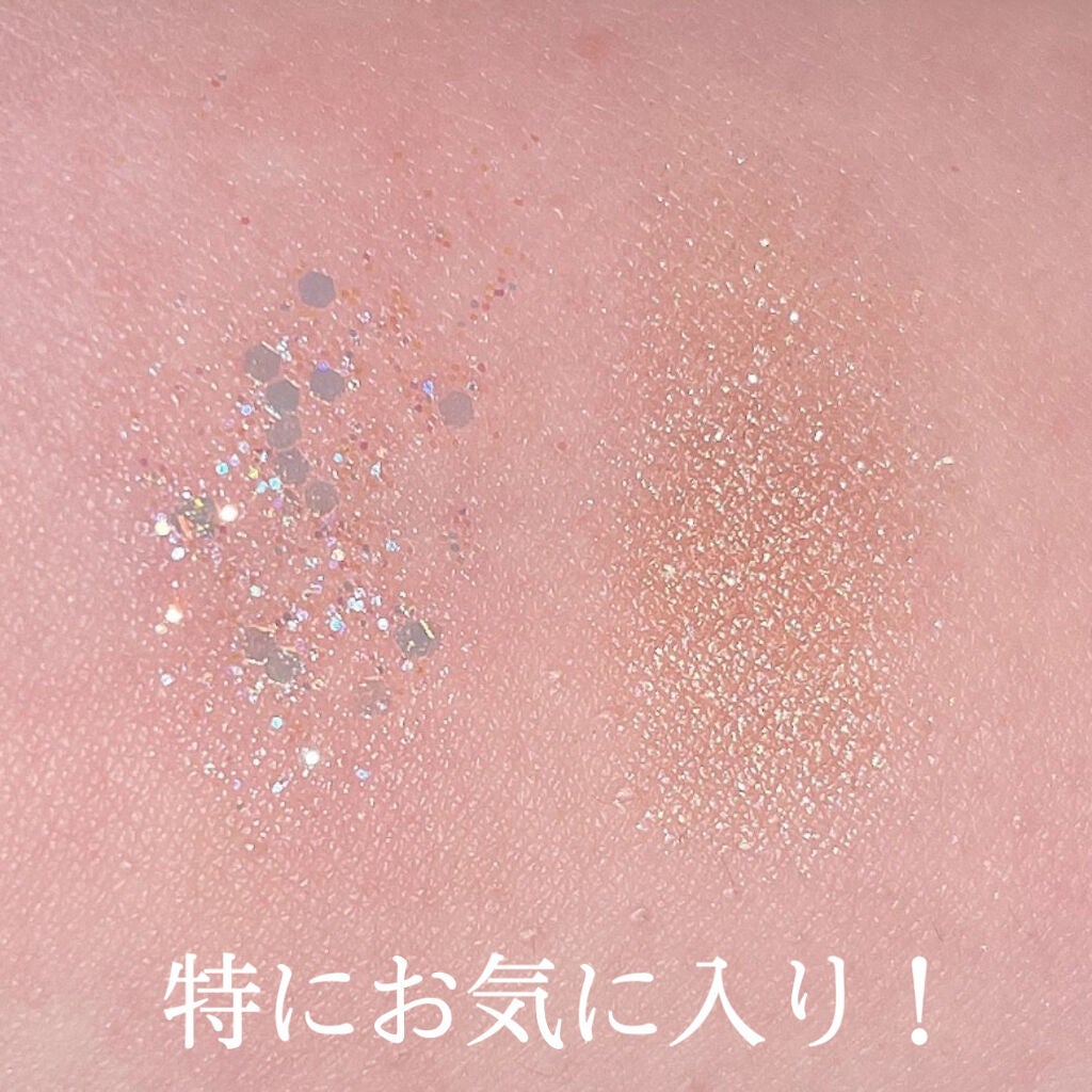 TWINKLE POP Pearl Flex Glitter Eye Palette/CLIO/アイシャドウパレットを使ったクチコミ(3枚目)