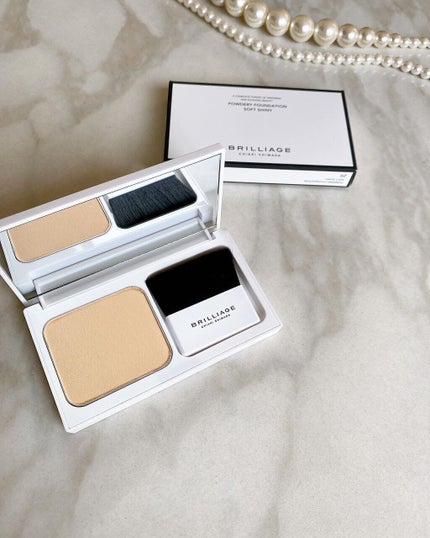 パウダリーファンデーション ソフトシャイニー/ブリリアージュ/パウダーファンデーションを使ったクチコミ(1枚目)