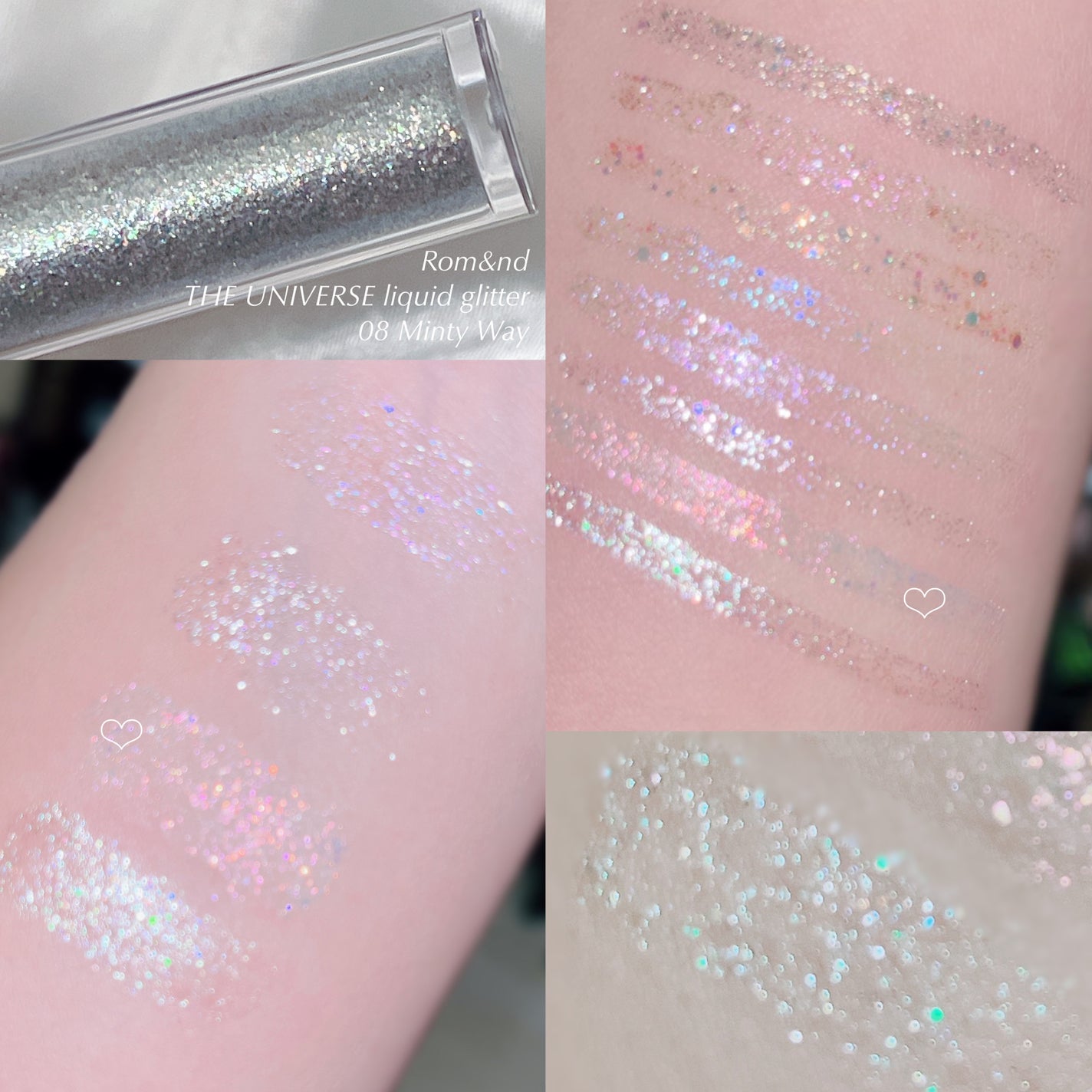 リキッド グリッター シャドウ/rom&nd/グリッターを使ったクチコミ(6枚目)