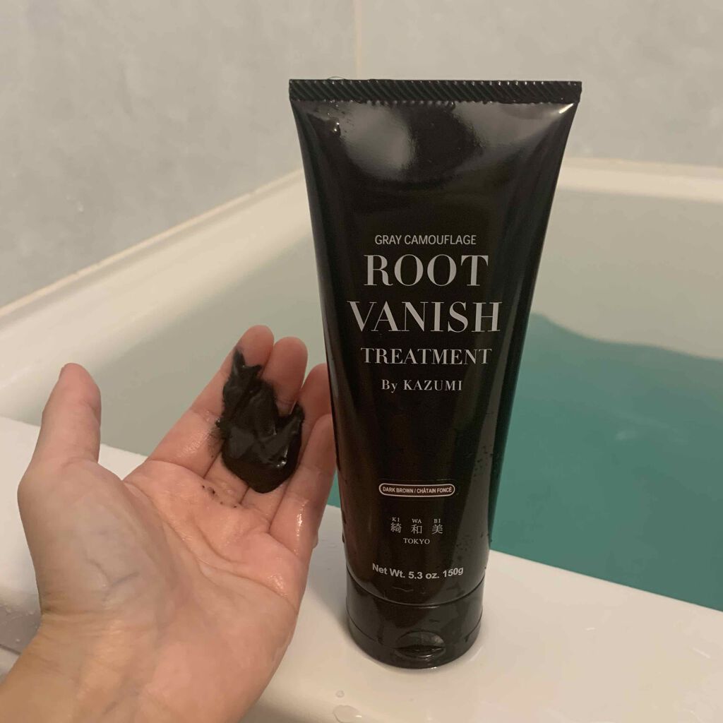 ROOT VANISH 白髪染めカラーシャンプー/ トリートメント/綺和美/市販シャンプーを使ったクチコミ(2枚目)