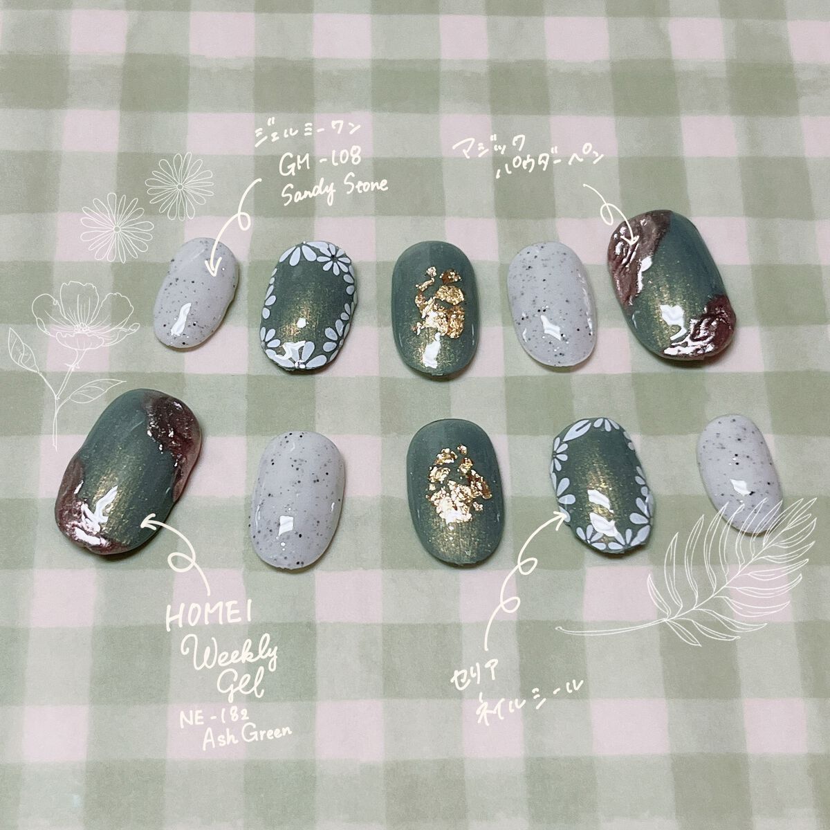 ウィークリージェル/HOMEI/ジェルネイルを使ったクチコミ(2枚目)