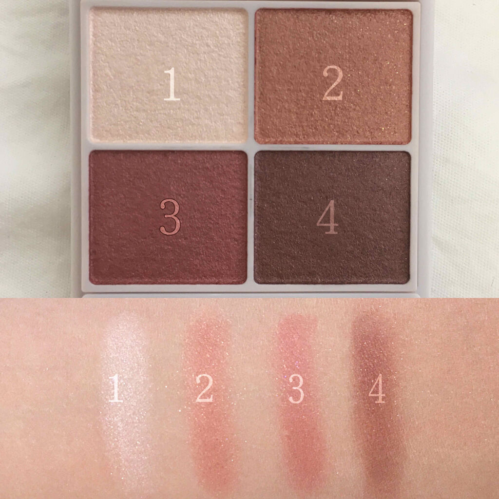 シルキースフレアイズ/キャンメイク/アイシャドウパレットを使ったクチコミ（2枚目）