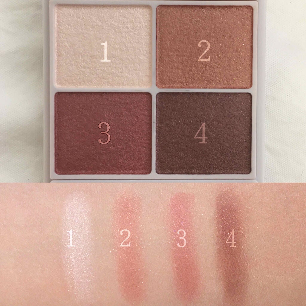 シルキースフレアイズ/キャンメイク/アイシャドウパレットを使ったクチコミ(2枚目)